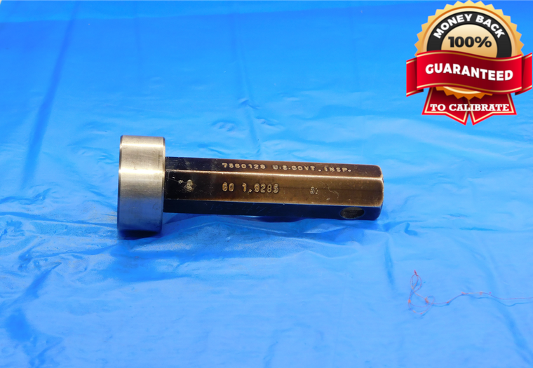 1.9285 PIN PLUG GAGE 1.9375 -.0090 UNDERSIZE 1 15/16 49 mm INSPECTION CHECK - DE1202LVR