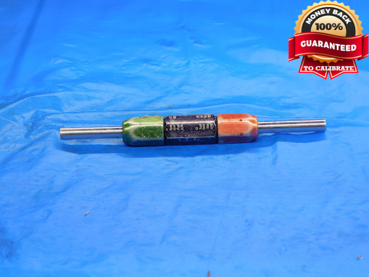 .3125 & .3140 CLASS X PIN PLUG GAGE GO NO GO ONSIZE 5/16 8 mm .314 INSPECTION - DE1234LVR