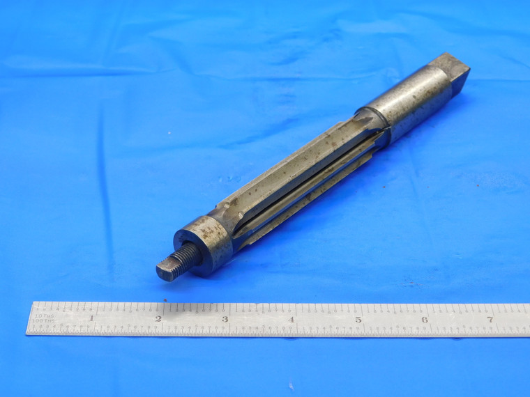 7/8" O.D. HSS ADJUSTABLE EXPANSION REAMER 8 FLUTE .875 .8750 ONSIZE - DE1273LVR