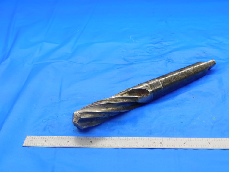 USA MADE 1" HSS TWIST DRILL BIT MORSE TAPER #3 SHANK 3" LOC 9" OAL 1.0 MT3 - DE1345CP2