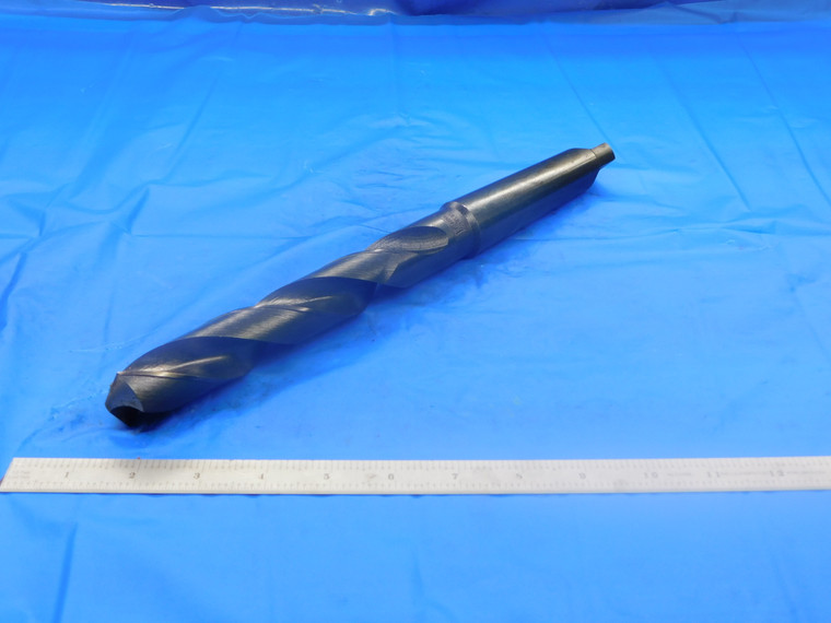 USA MADE 1 7/64 O.D. HSS TWIST DRILL BIT MORSE TAPER #4 SHANK 6" LOC 1.1093 MT4 - DE1428AK3
