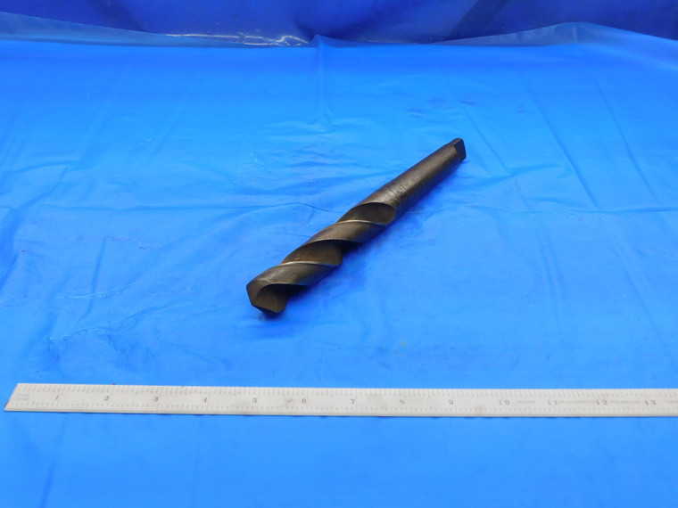 1" HSS TWIST DRILL BIT MORSE TAPER #3 SHANK 5" LOC 10" OAL 1.0 MT3 - DE1142AK3