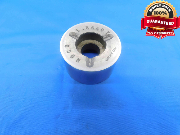 1.5649 CLASS Y PIN PLUG GAGE 1.5625 +.0024 OVERSIZE 1 9/16 39.748 mm INSPECTION - DW24021LVR