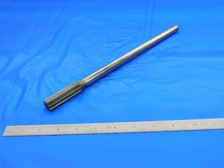 UNKNOWN 23/32 O.D. HSS CHUCKING REAMER 8 FLUTE .7187 CARBIDE HEAD EXTRA LONG - DE1568LVR