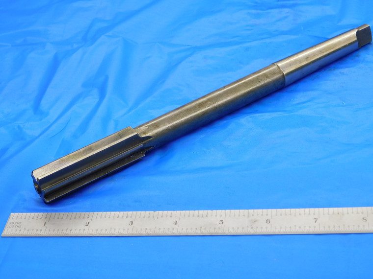 USA MADE .8756" OD HSS REAMER MT2 SHANK 8 FL .8756 7/8 .8750 +.0006 OVERSIZE - DE1577LVR