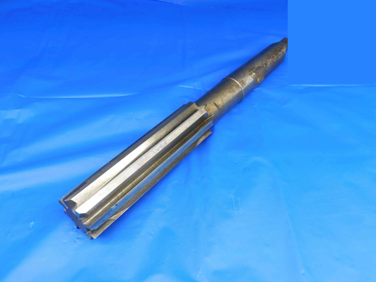 1.58 OD HSS CARBIDE TIPPED REAMER MT4 SHANK 8 FL 1.5800 1.5938 UNDERSIZE - HS0081BMIN