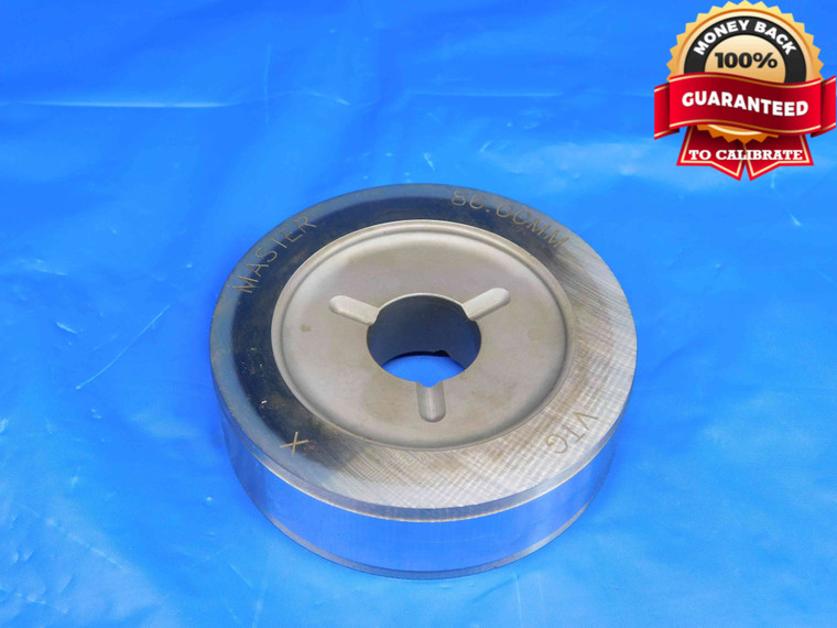 86.000 CLASS X METRIC PIN PLUG GAGE ONSIZE 86 mm 3.3858 86.00 INSPECTION CHECK - HS0102RD