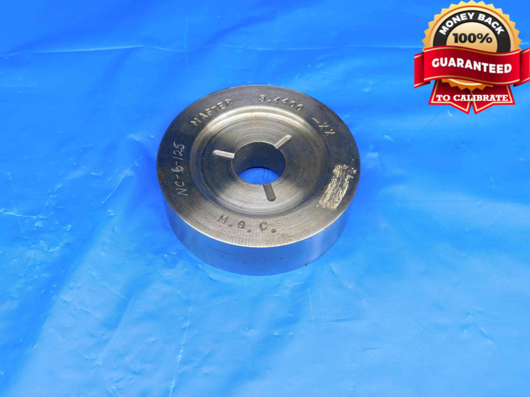 3.4400 CLASS XX PIN PLUG GAGE 3.4375 +.0025 OVERSIZE 3 7/16 87.376 mm 3.440 - HS0104RD