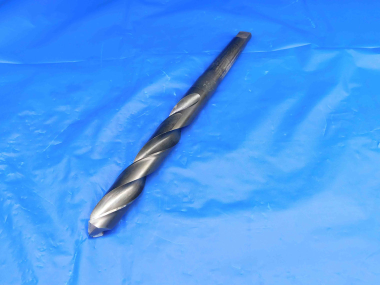 CLE-LINE 49/64 O.D. HSS BRAD POINT DRILL BIT MORSE TAPER #2 .7656 MT2 USA MADE - HS0127AA3