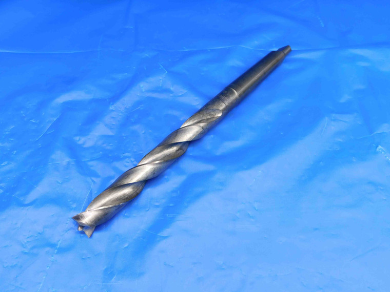 CLE-LINE 45/64 O.D. HSS BRAD POINT DRILL BIT MORSE TAPER #2 SHANK .7031 MT2 - HS0128AA3