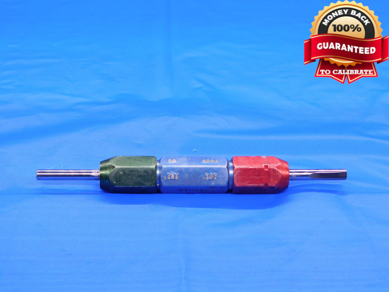 .1810 & .1910 PIN PLUG GAGE GO NO GO .1875 +.0035 OVERSIZE 3/16 5 mm .181 .191 - AB0011RD