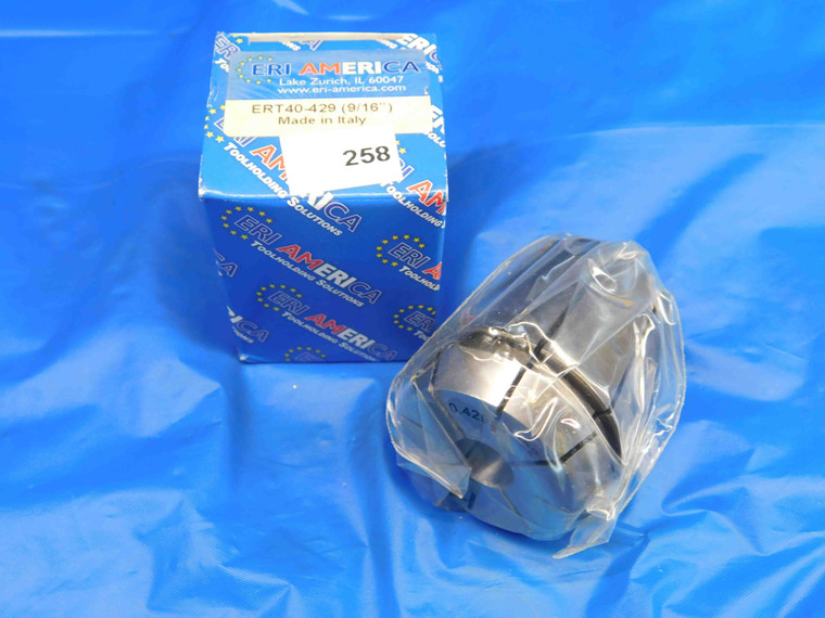 NEW ERI-AMERICA ER40 TAPPING COLLET ERT40-429 FOR 9/16 TAP .5625 ER 40 - HS0177FKB