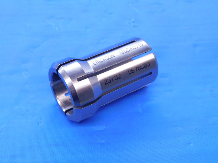 NEW ERICKSON DA180 COLLET 180DA0719 SIZE 23/32 .7187 DA 180 KENNAMETAL USA MADE - MS6766LVR