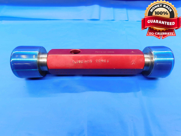 1.312 40 NS 2B THREAD PLUG GAGE 1.3120 GO NO GO P.D.'S = 1.2958 & 1.3005 UNS-2B - DW24503RD