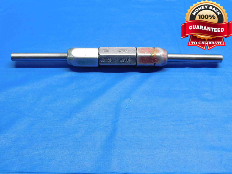 .2465 & .2485 CL X PIN PLUG GAGE GO NO GO .2500 -.0015 UNDERSIZE 1/4 6.261 mm - AW0017RD