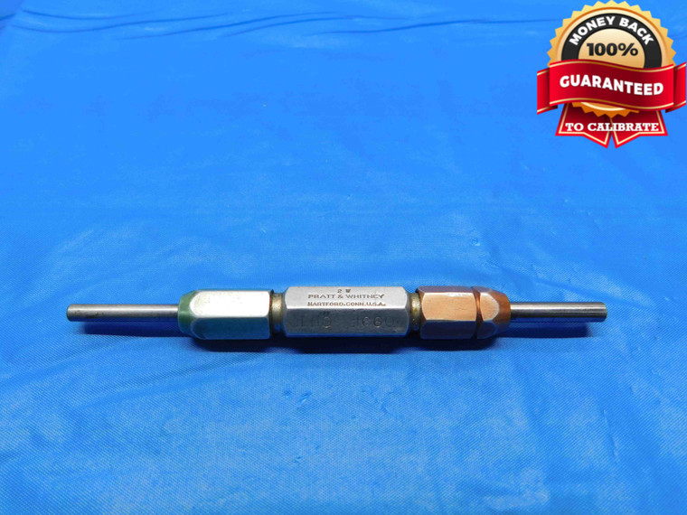 .1410 & .1660 PIN PLUG GAGE GO NO GO .1406 +.0004 9/64 4.216 mm .141 .166 - AW0043RD