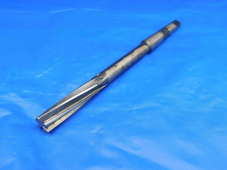 0.4275 OD HSS REAMER MT1 SHANK SPIRAL 6 FL .4275 7/16 .4375 -.0100 UNDERSIZE - HS0534AY3