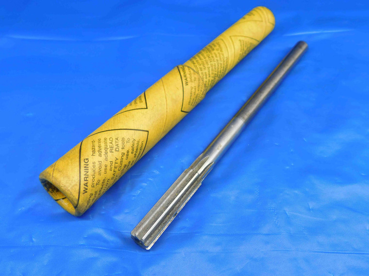 27/64 O.D. HSS CHUCKING REAMER 8 FLUTE .4218 ONSIZE TOOLING STRAIGHT SHANK - HS0600AP3