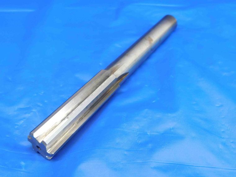 SUPER USA 21/32 O.D. HSS CARBIDE TIPPED CHUCKING REAMER 6 FLUTE .6562 ONSIZE - HS0613AG3