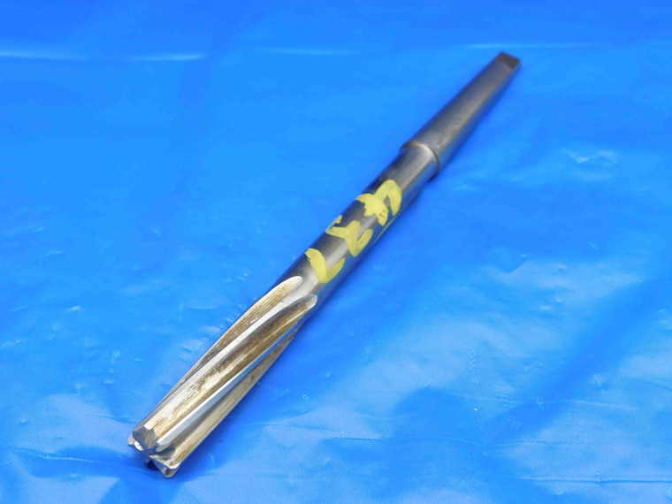 L&I 0.449 OD HSS REAMER MT1 SHANK SPIRAL 6 FL .449 .4490 .4375 +.0115 OVERSIZE - HS0633AG3