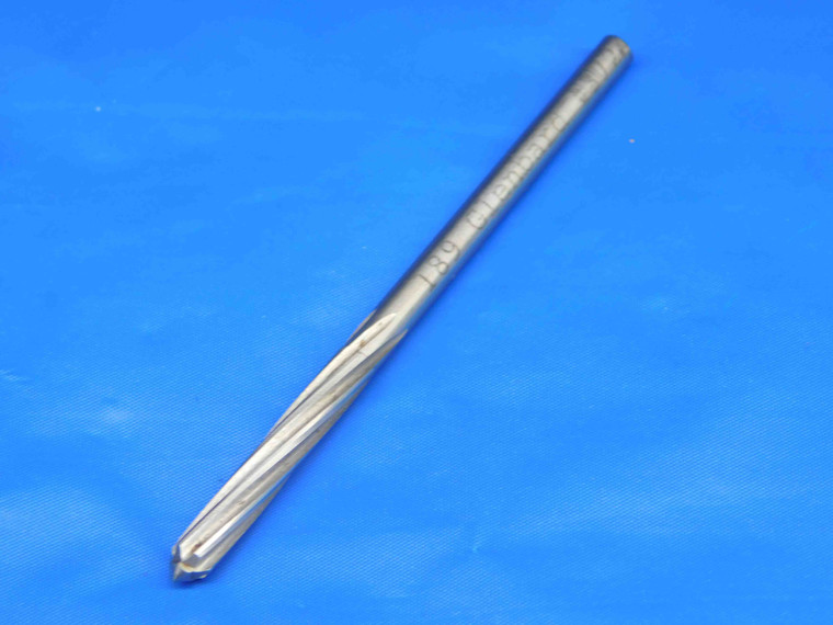 GLENBARD 0.189 OD HSS REAMER SPIRAL 6 FL .189 .1890 .1875 +.0015 OVERSIZE #12 - HS0660AG3