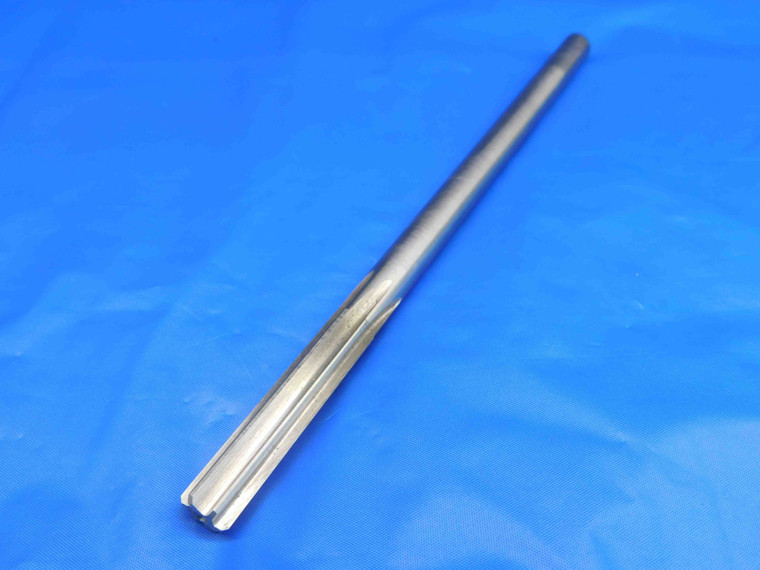 3/8 O.D. HSS CHUCKING REAMER 6 FLUTE .375 .3750 ONSIZE STRAIGHT SHANK TOOLING - HS0685AG3