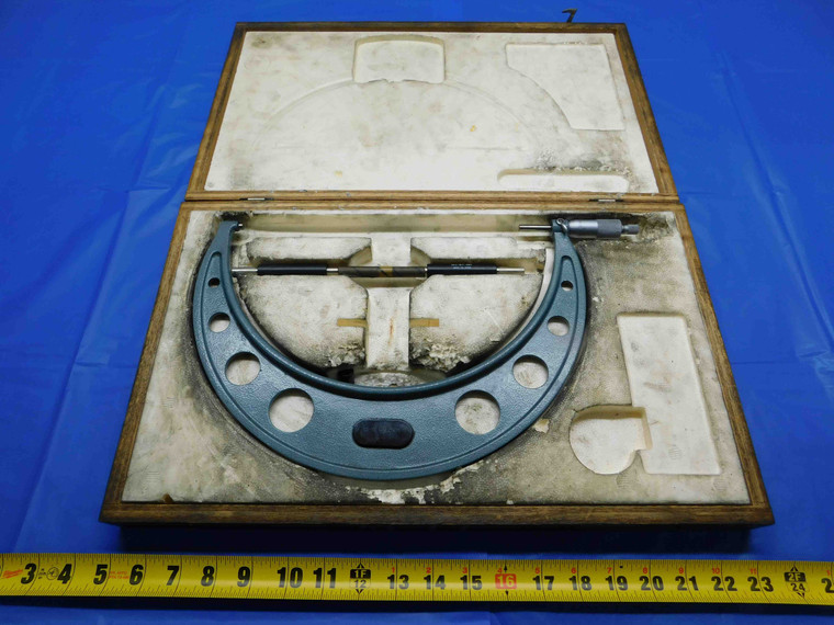 MITUTOYO MECHANICAL OUTSIDE MICROMETER .0001 10-11" W/ STANDARD NO. 103-225A