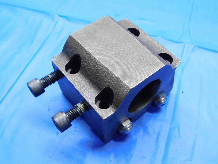 1.75" I.D. BORING BAR LATHE TURRET TOOL HOLDER BLOCK 50MM X 80MM BOLT 1" KEY - AW0255AA3