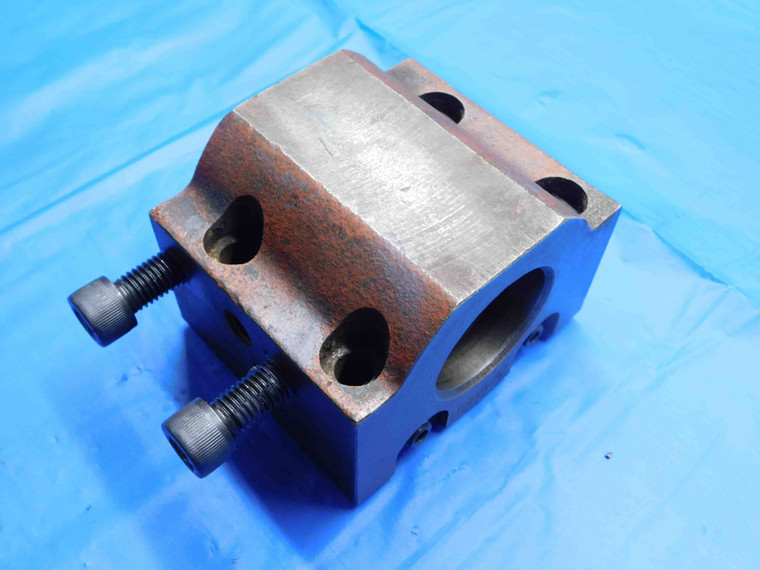 1.75" I.D. BORING BAR LATHE TURRET TOOL HOLDER BLOCK 50MM X 80MM BOLT 1" KEY - AW0256AA3