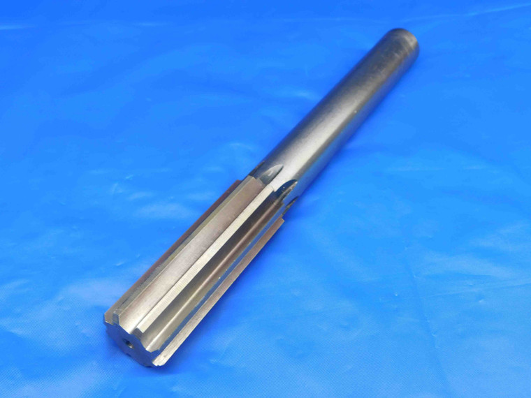 7/8 O.D. HSS CHUCKING REAMER 8 FLUTE .875 .8750 ONSIZE STRAIGHT SHANK TOOLING - HS0714AG3