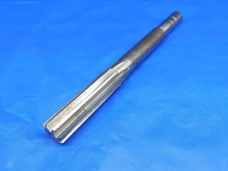 5/8 O.D. HSS CHUCKING REAMER 8 FLUTE .625 .6250 ONSIZE 16 mm STRAIGHT SHANK - HS0712AG3