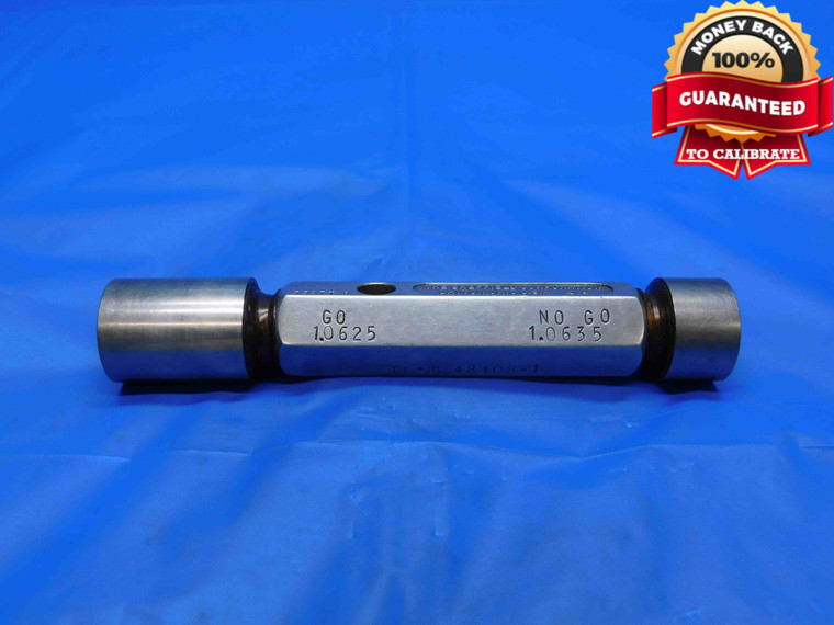 1.0625 & 1.0635 PIN PLUG GAGE GO NO GO ONSIZE 1 1/16 27 mm INSPECTION CHECK - RB0036AG3