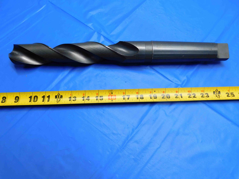 1 3/4 O.D. HSS TWIST DRILL BIT C-L MORSE TAPER #5 SHANK 8" LOC 18" OAL 1.75 MT5