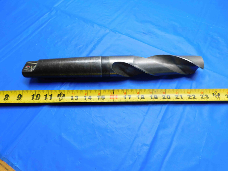 MORSE 1 21/32 O.D. HSS TWIST DRILL BIT USA MORSE TAPER #5 SHANK 1.6562 MT5 - AW0333LVR