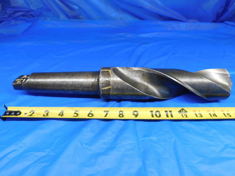 C-L 2 27/64 O.D. HSS TWIST DRILL BIT MORSE TAPER #5 SHANK 8 1/2 LOC MT5 USA