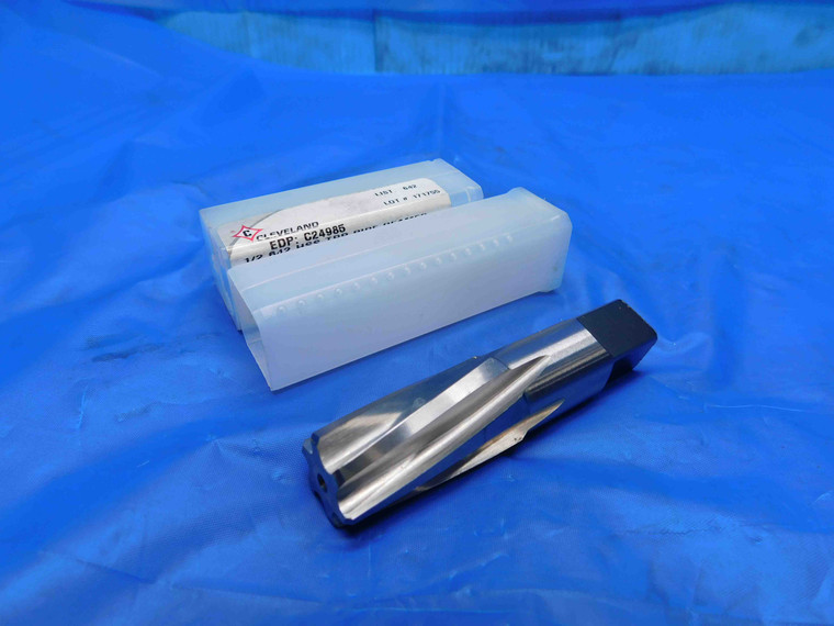 NEW CLEVELAND 1/2 O.D. HSS PIPE REAMER SPIRAL 6 FLUTE .5 .5000 ONSIZE USA MADE - RB0111CP2