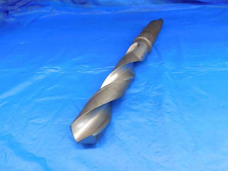 STANDARD 1 37/64 O.D. HSS TWIST DRILL BIT MORSE TAPER #5 SHANK 1.5781 MT5