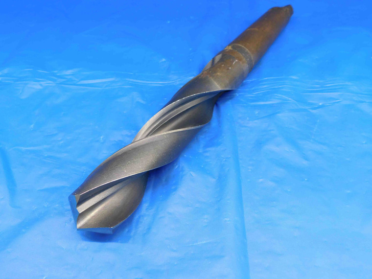 F.B. TOOLS 1 19/64 O.D. HSS TWIST DRILL BIT MORSE TAPER #4 SHANK 1.2968 MT4 - HS1006LVR