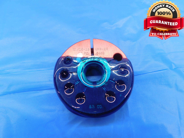 11/16 18 UNS 2A THREAD RING GAGE .6875 NO GO ONLY P.D. = .6453 INSPECTION CHECK - DW24751RD