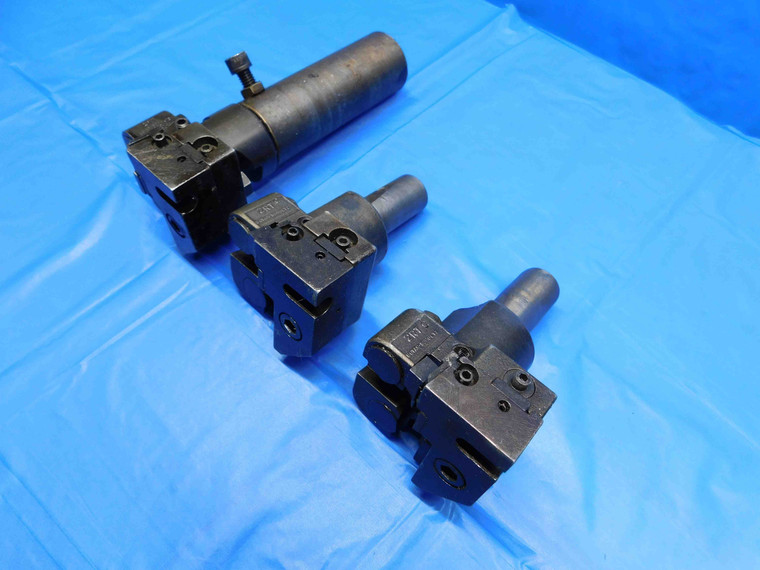 3pc LOT BOYAR SCHULTZ 2RT-C BOX TOOL HOLDERS 1" SHANK 1 3/4" SHANK ADAPTER USA