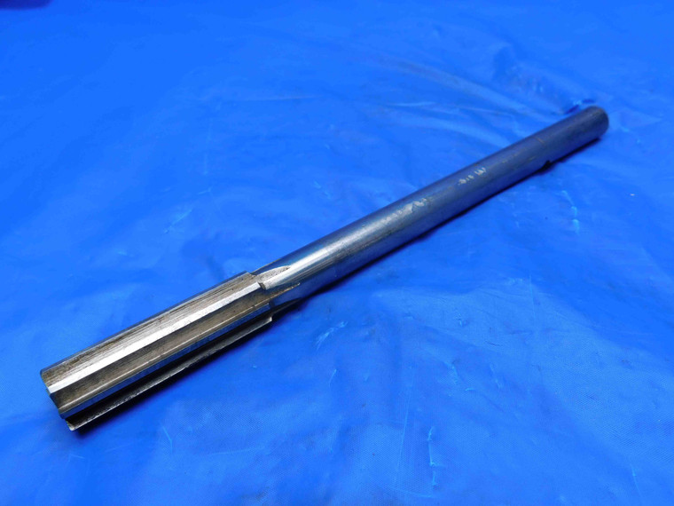 11/16 O.D. HSS CHUCKING REAMER 8 FLUTE .6875 ONSIZE STRAIGHT SHANK TOOLING - RB0235AA3