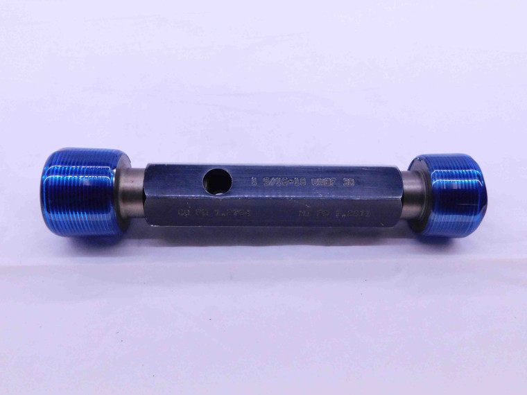 1 5/16 18 UNEF 3B THREAD PLUG GAGE 1.3125 GO NO GO P.D.'S = 1.2764 & 1.2811 - DW24902RD
