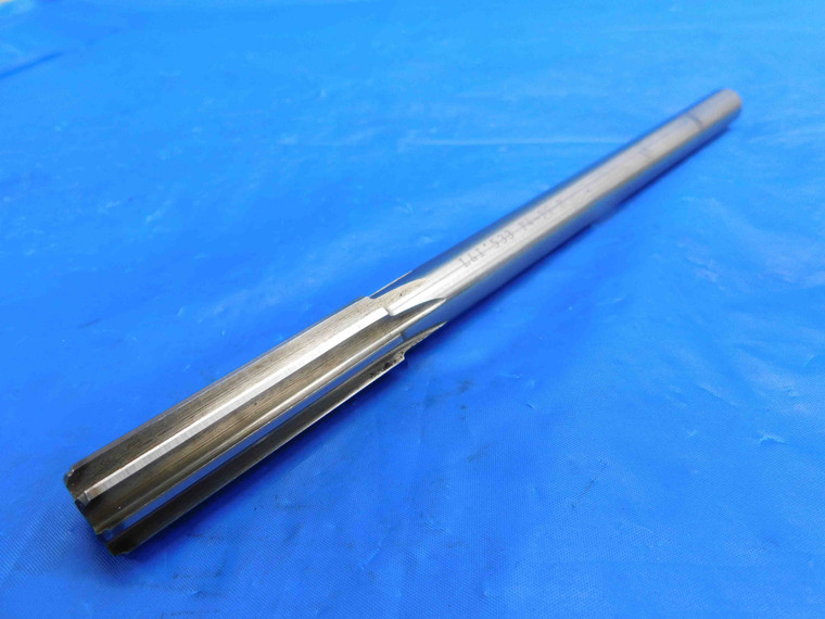 L&I 0.6562 O.D. HSS CHUCKING REAMER 8 FLUTE .6562 21/32 .6563 -.0001 UNDERSIZE - RB0254CP2