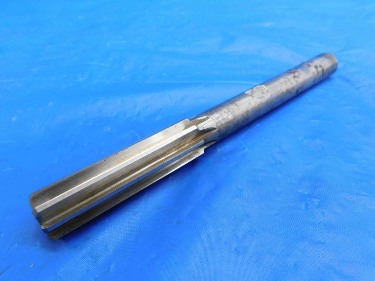 3/4 O.D. HSS CHUCKING REAMER 8 FLUTE .75 .7500 ONSIZE 19 mm STRAIGHT SHANK - RB0301CP2