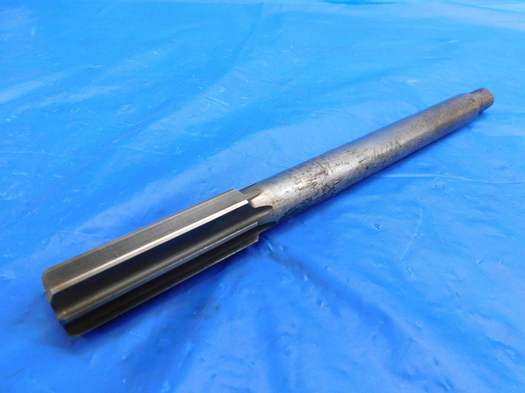 15/16 O.D. HSS CHUCKING REAMER 8 FLUTE ONSIZE .9375 STRAIGHT SHANK TOOLING - RB0303CP2