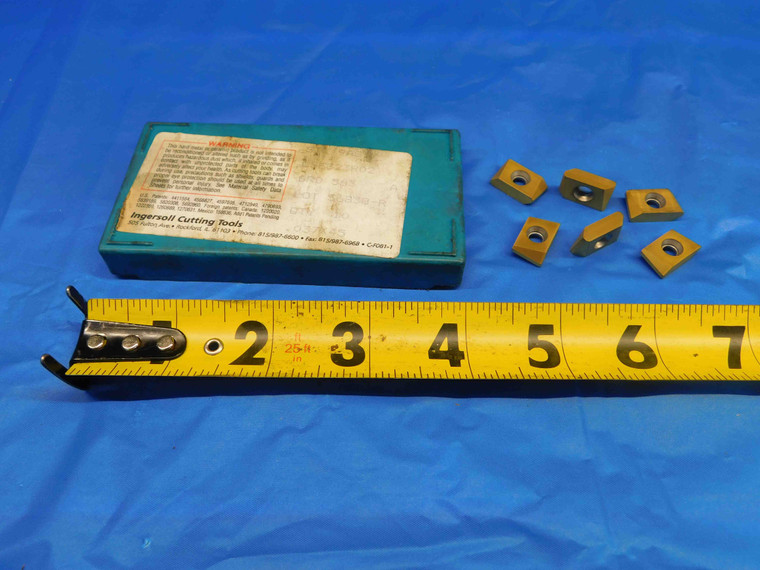 6pcs NEW INGERSOLL LSE323R02 536 A TiN COATED CARBIDE INSERTS INDEXABLE - HS1185BP2