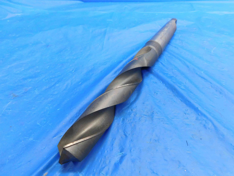 NATIONAL 1 7/32 O.D. BLACK OXIDE HSS DRILL BIT MORSE TAPER #4 SHANK 1.2187 MT4 - RB0581CF2