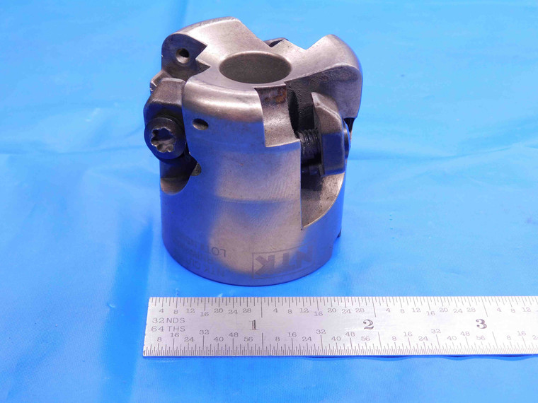 NTK 2" O.D. FACE MILL RNIW200S075R03 3/4 PILOT HOLDS 3 INSERTS RNG 45 2.0 RNG45 - AB0778CP2