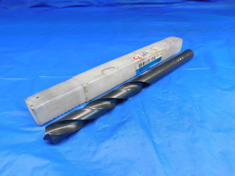 CHICAGO LATROBE 21/32 O.D. HSS TAPER LENGTH DRILL BIT 49742 7/8 SHANK .6562 - HS1313CP2