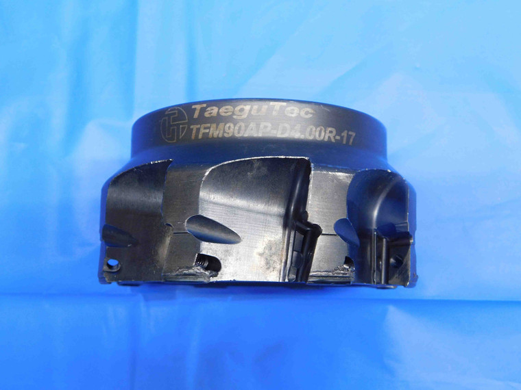 TAEGUTEC 4" O.D. FACE MILL TFM90AP-D4.00R-17 1 1/2 PILOT 8 POCKETS APKT 1705 4.0 - AW0644LVR